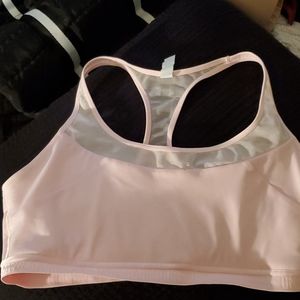 Sports pink bra